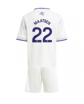 Billige Fotballdrakt Aston Villa Ian Maatsen #22 Replika Tredjedraktsett Barn 2025-26 Kortermet (med bukser)